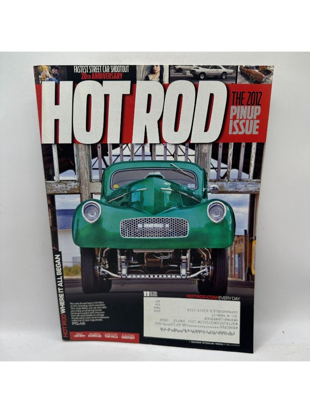 Hot Rod Magazine 2012 Pinup Issue Fastest Street Car Shootout Pre-Owned